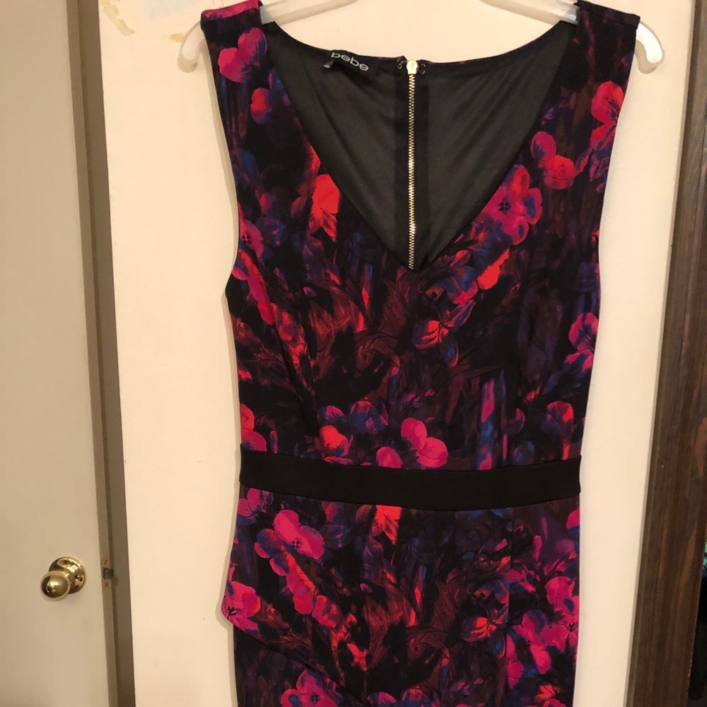 Bebe form fitting dress, size small petite (guess)